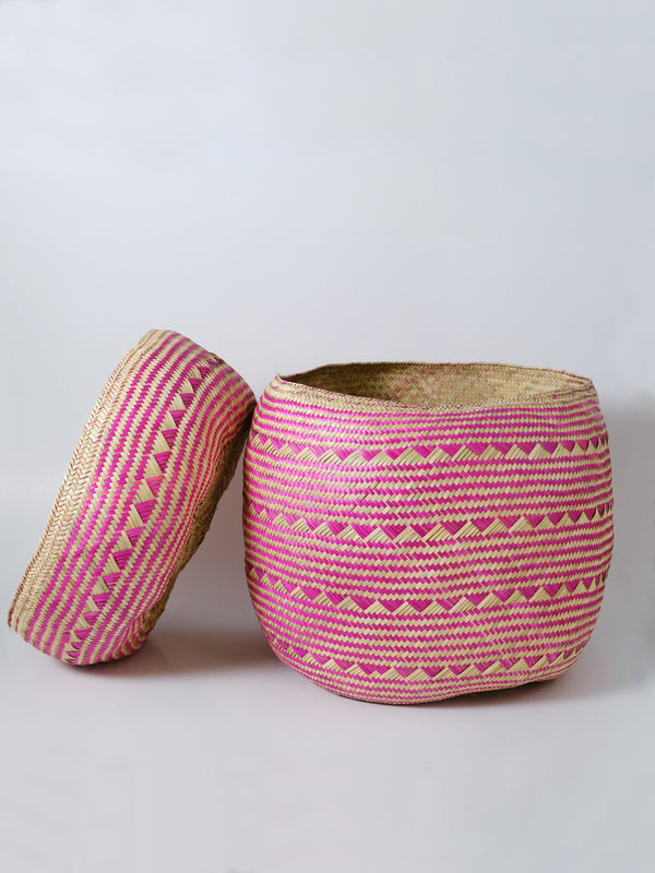 Panier de rangement "Tenate Rosa" / Cache-pot